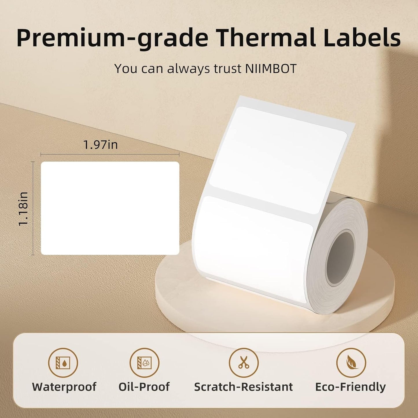 NIIMBOT Thermal Paper 50mmx30mm 230 Labels