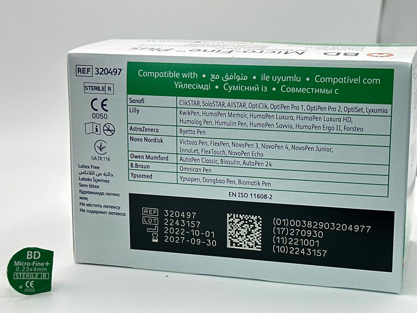 BD Micro Fine 4MM X 32G 100 Pen