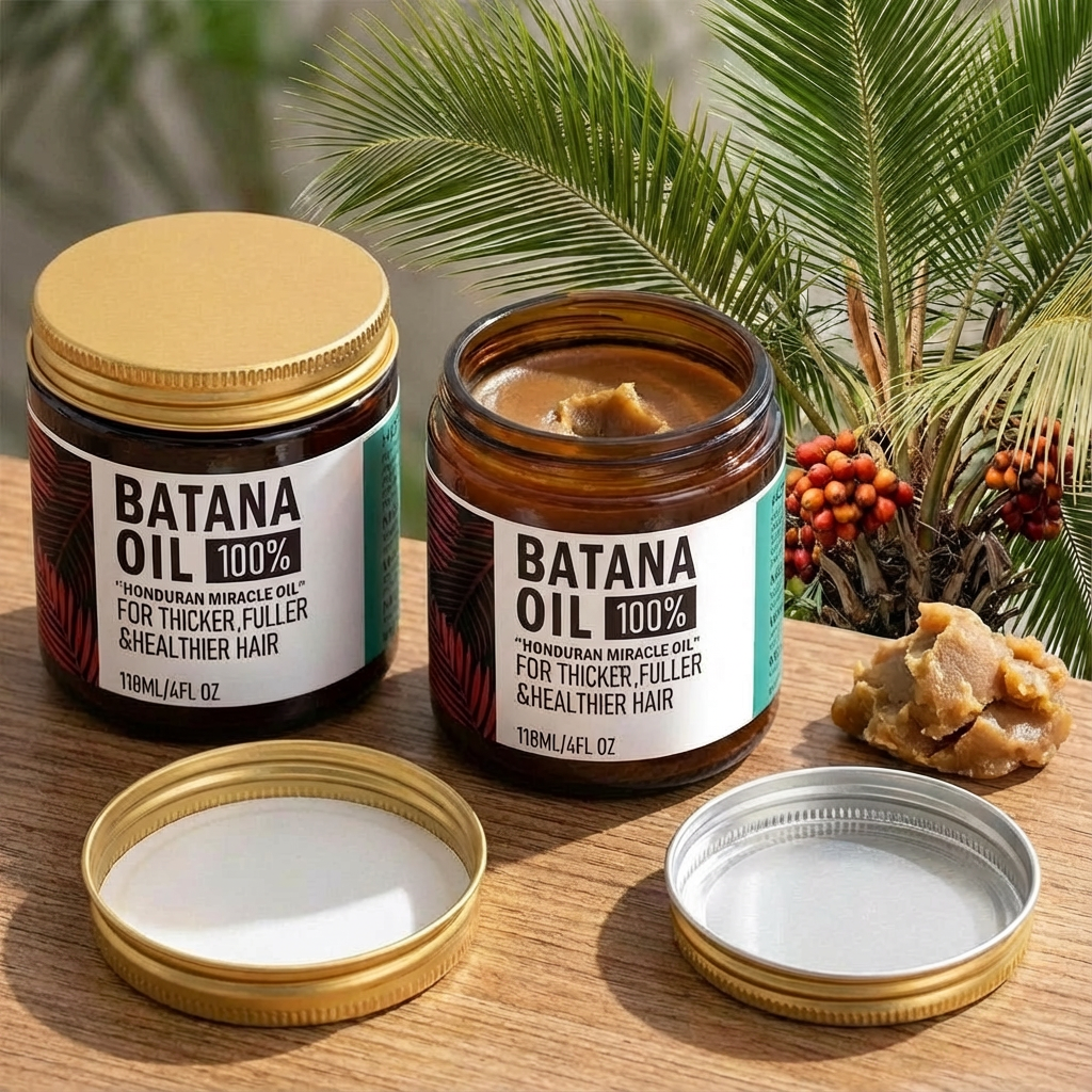 Raw Batana Oil For Hair Growth -%100 Pure Batana Oil Paste For Hair Treatment