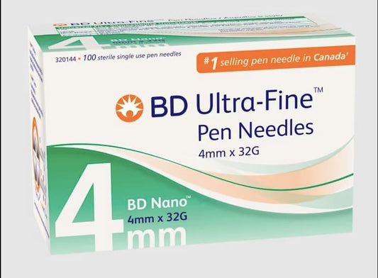 BD Micro Fine 4MM X 32G 100 Pen