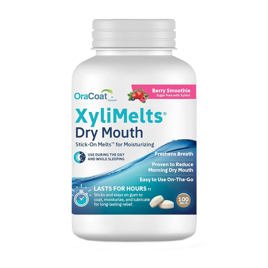 OraCoat XyliMelts Dry Mouth Berry Smoothie 100 Count