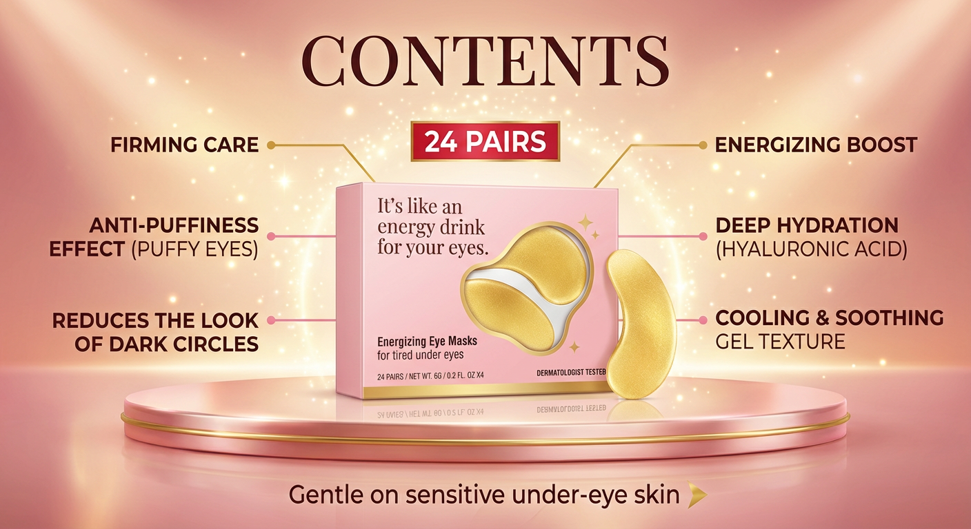 Collagen Gel Under Eye Mask Pack of 2 Bundle 48 Pairs