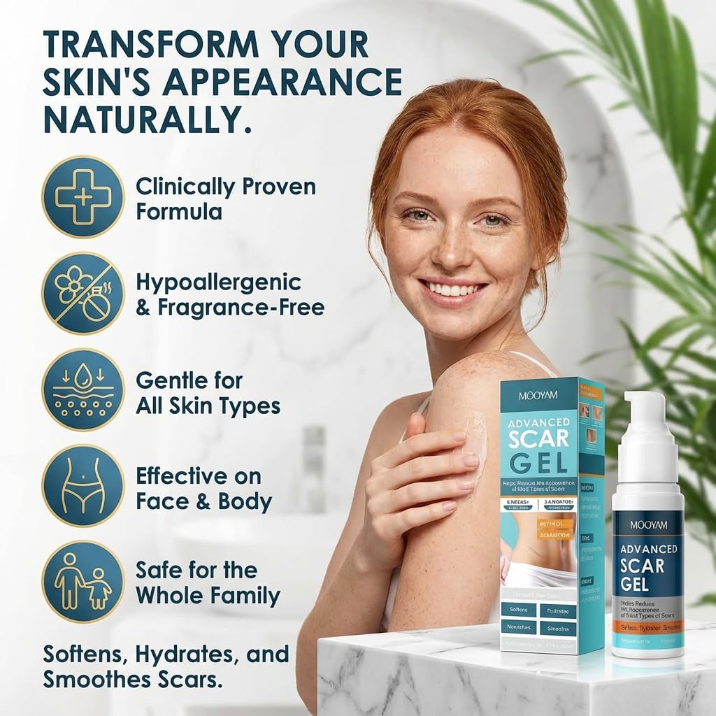 Advanced Scar Gel Silicone Based Skin Smoothing Formula 60 g